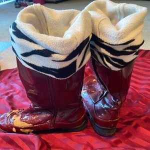 Target Fleece Rain Boot Cozy Socks